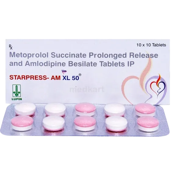 starpress am xl 50mg tablet 10's
